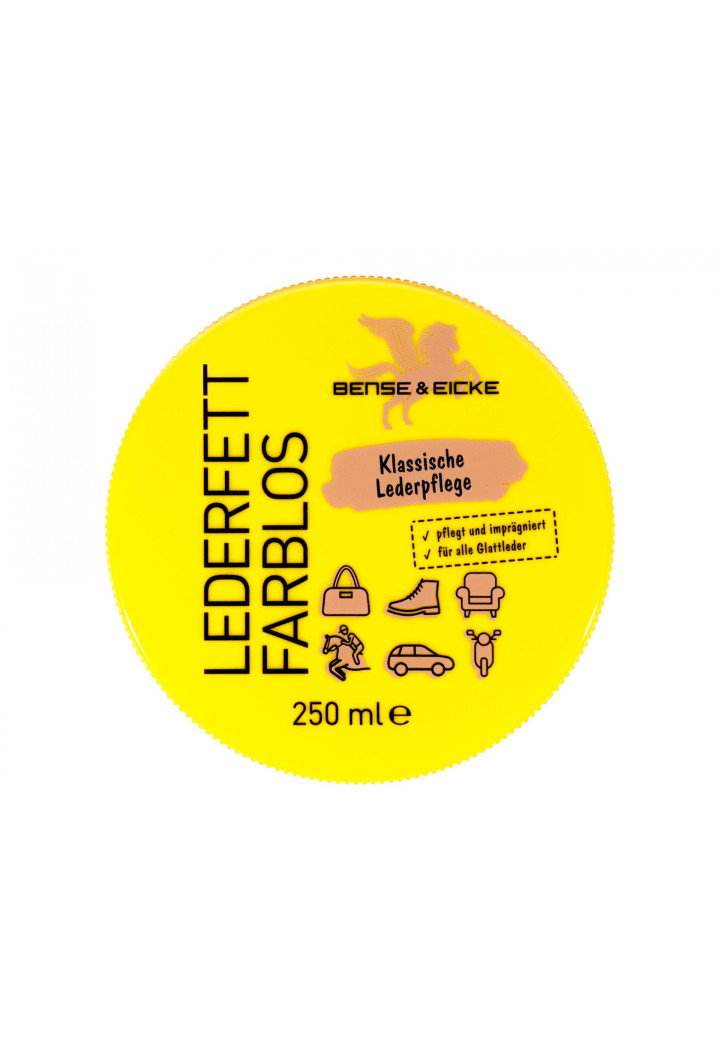 Smar do skór B&E LederfettFarblos 250ml