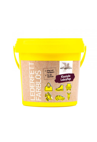 Smar do skór B&E LederfettFarblos 500ml