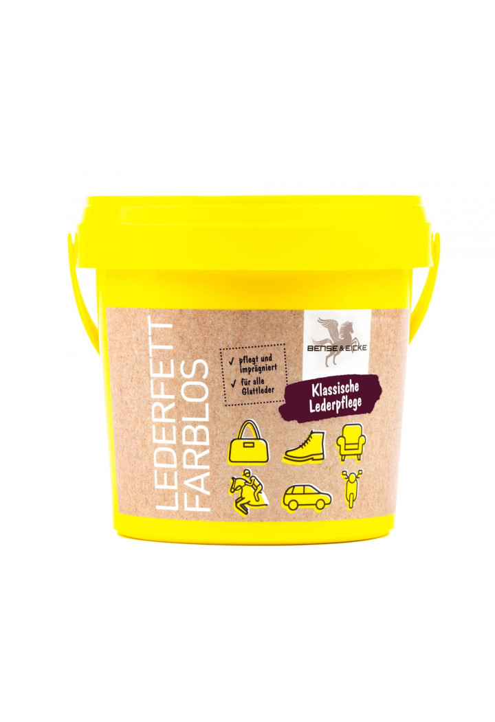 Smar do skór B&E LederfettFarblos 500ml