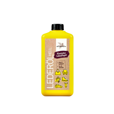 Olej do skór B&E LederolHell jasny 500ml
