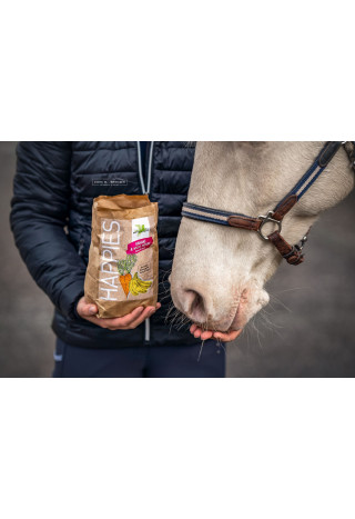 Przysmak dla koni B&E Happies banan&marchew 1kg
