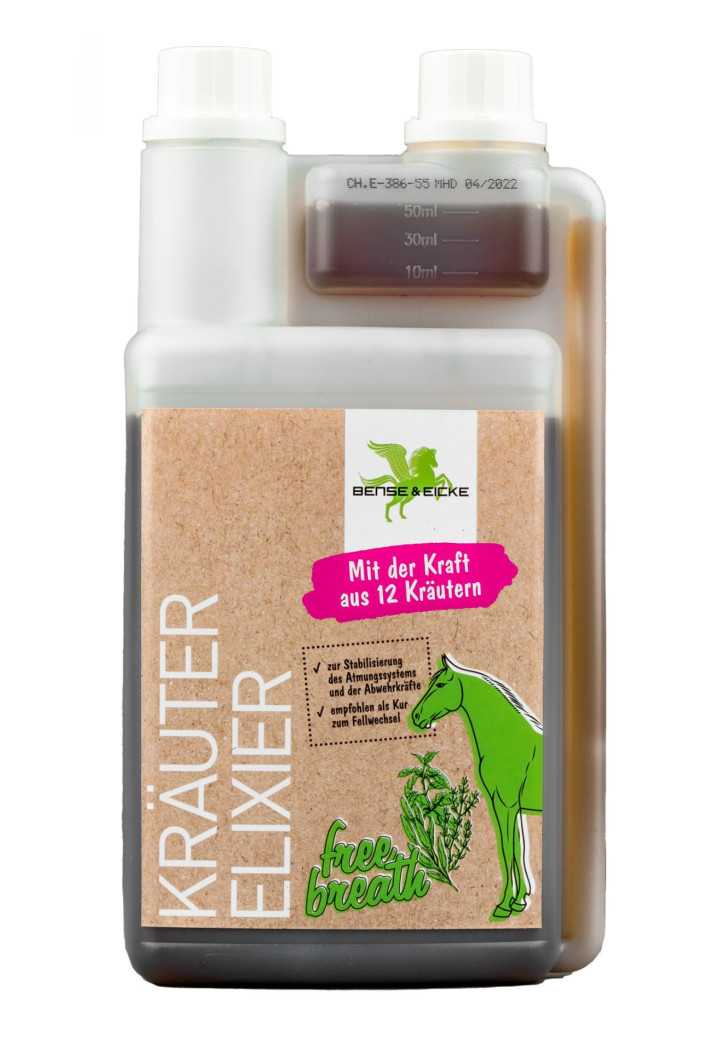 Suplement na drogi oddech B&E KrauterElixier 1l