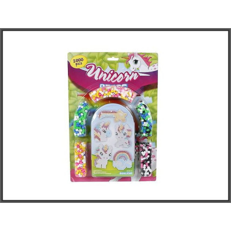 Koraliki do zgrzewania TOYS Unicorn 2000el.