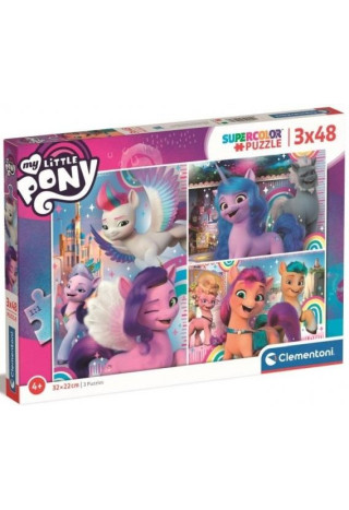 Puzzle CLEMENTONI Little Pony 3x48el.