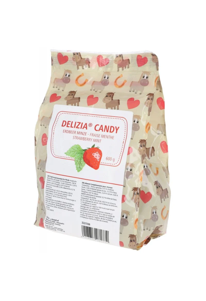 Przysmak KERBL Delizia Candy strawberry-mint 600g