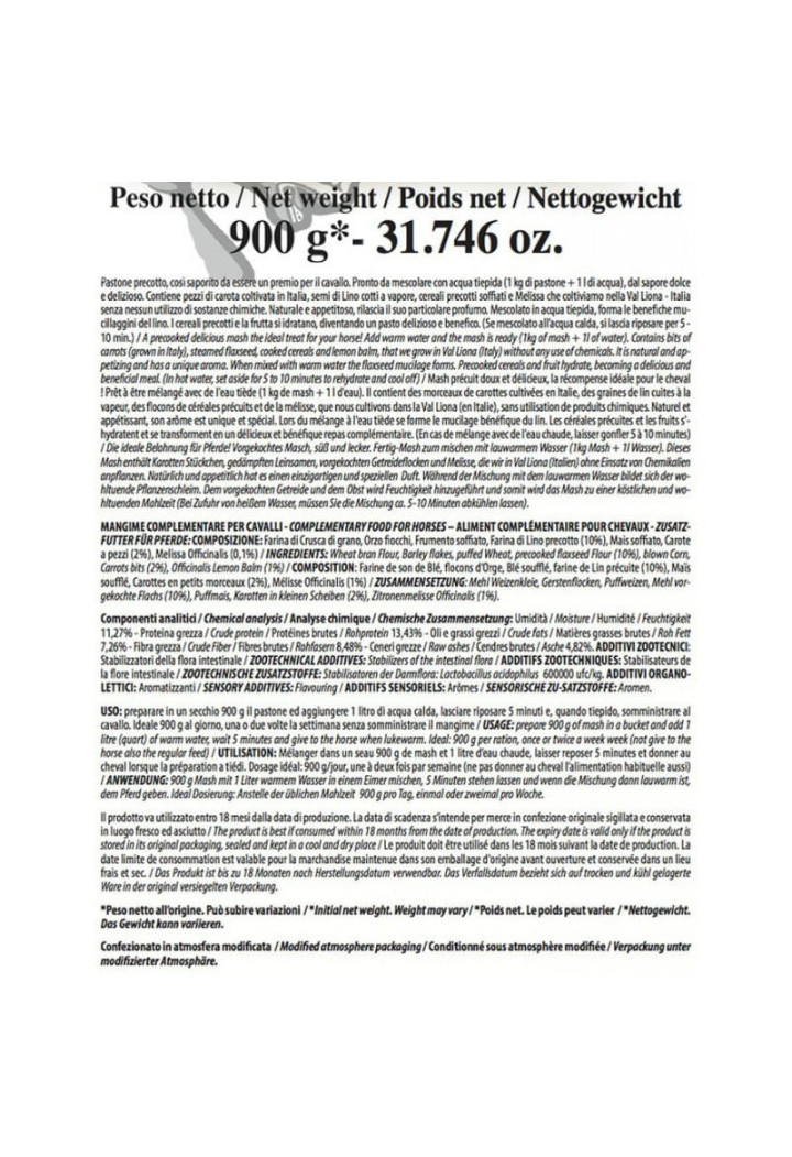 Mesz OFFICINALIS MashTreat len/marchew/melisa 3kg