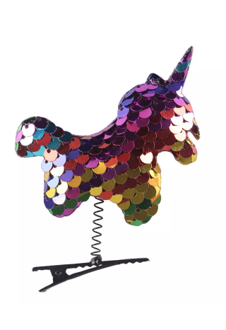 Spinki do grzywy QHP UnicornRainbow 6szt