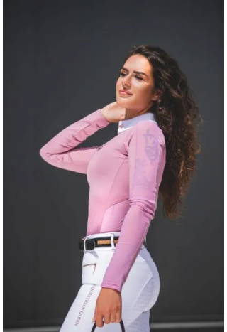 Koszulka jeździecka konkursowa EQ.Queen Charlotte 23AW damska | Sklep jeździecki Horse-Trade.pl