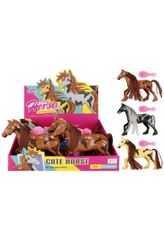 Zabawka MEGACREATIVE KonikSrokaty + szczotka