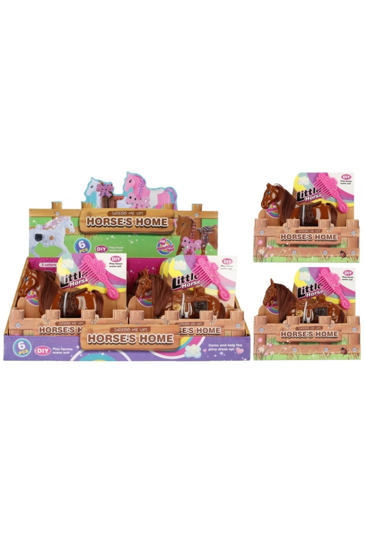 Zabawka MEGACREATIVE Konik z siodłem