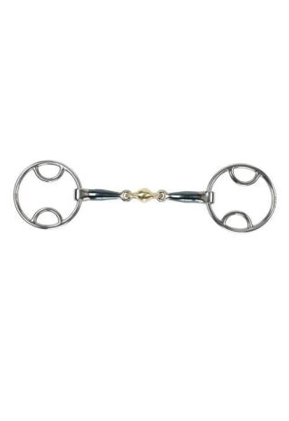 Wędzidło przelotowe SHIRES BlueSweetIron