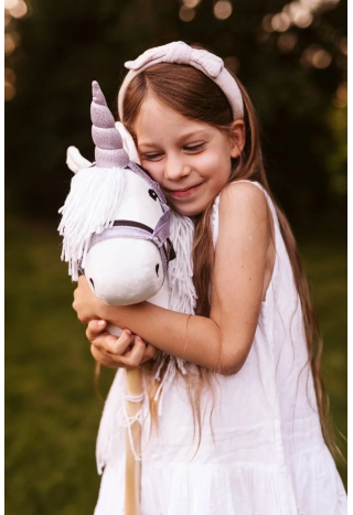 Kantar z rogiem Unicorn ASTRUP HobbyHorse violet