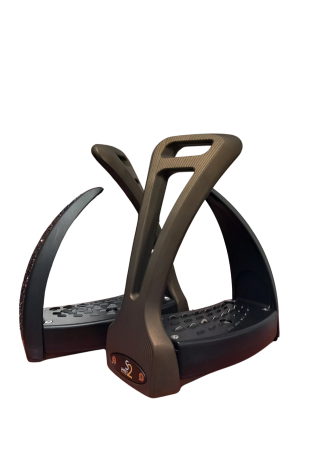 Strzemiona SAFE RIDING S2 burnt bronze/black onyx