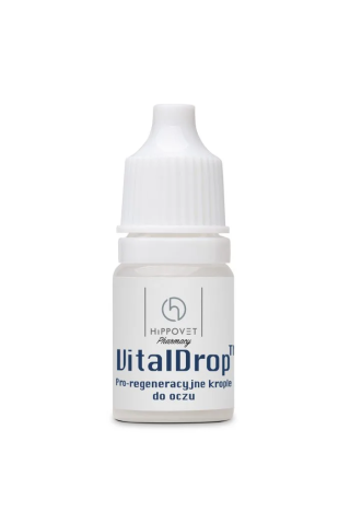 Krople do oczu HIPPOVET VitalDrop psy/koty 5ml