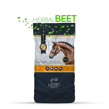 Wysłodki buraczane dla koni MEBIO HerbalBeet ziołowe 14kg | Sklep jeździecki Horse-Trade.pl