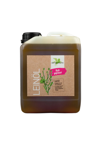 Olej lniany B&E tłoczony na zimno 2500ml