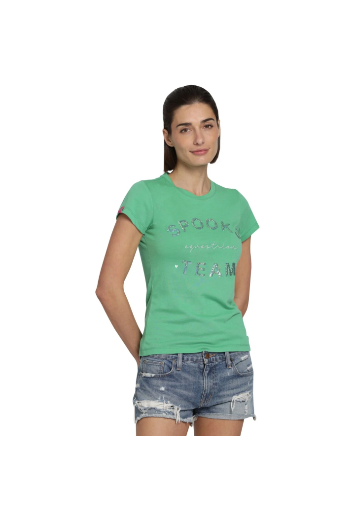 Koszulka polo SPOOKS Lhynn damska holy green S