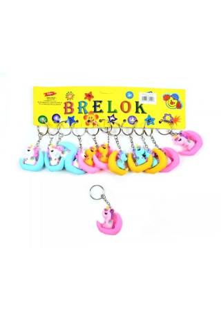 Brelok MIDEX Jednorożec na księżycu 4cm