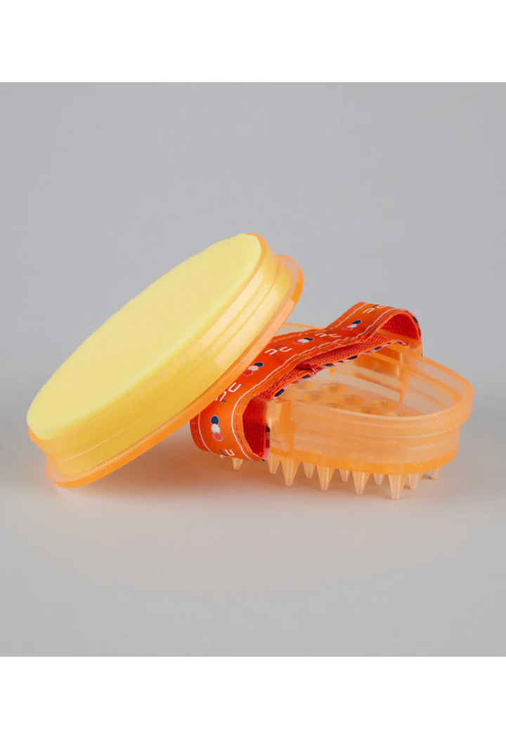 Szczotka z gąbką  PREMIER EQUINE Curry Comb