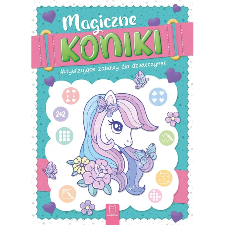Książeczka edukacyjna AKSJOMAT Magiczne Koniki