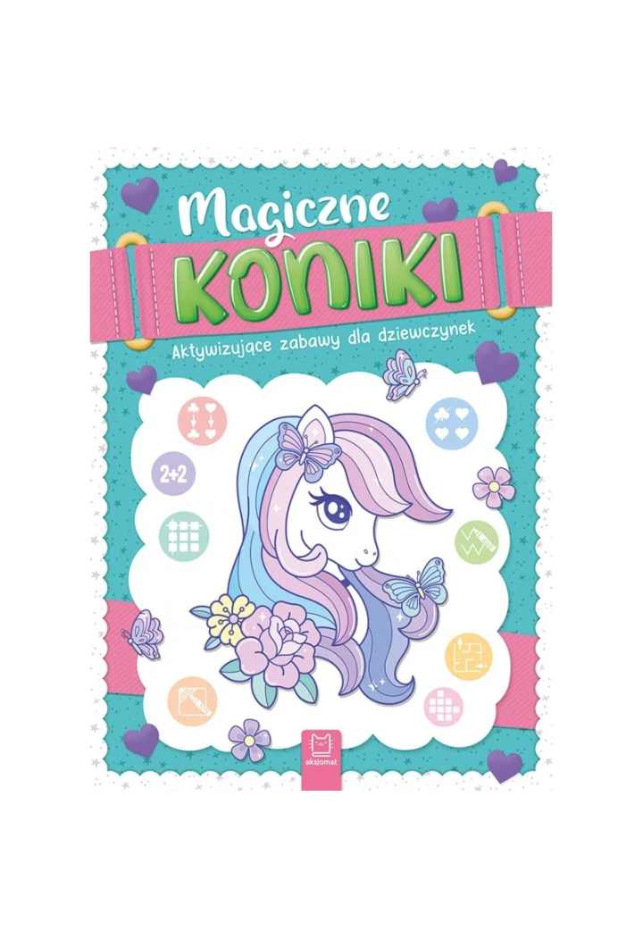 Książeczka edukacyjna AKSJOMAT Magiczne Koniki