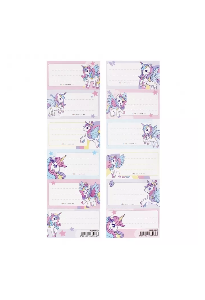 Naklejki na zeszyt STARPAK UnicornPegaz