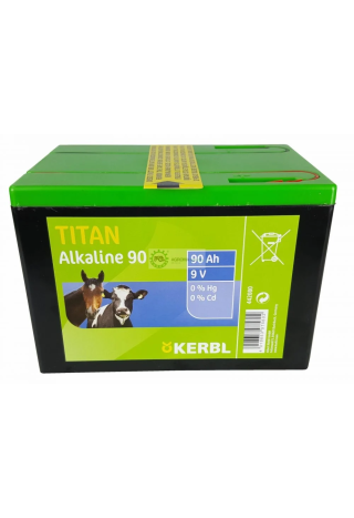 Bateria TITAN alkaliczna 9V 90Ah