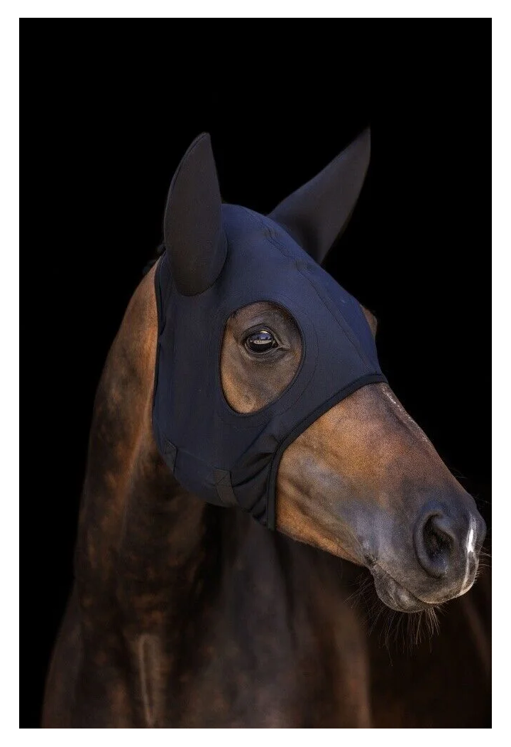 Maska uspokajająca dla konia Lami Cell z uszami | Sklep jeździecki Horse-Trade.pl