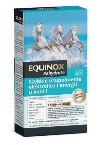 Elektrolity Equinox Rehydrate w płynie 1000ml | Sklep jeździecki Horse-Trade.pl