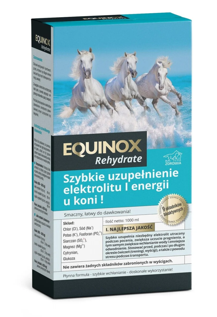 Elektrolity Equinox Rehydrate w płynie 1000ml | Sklep jeździecki Horse-Trade.pl