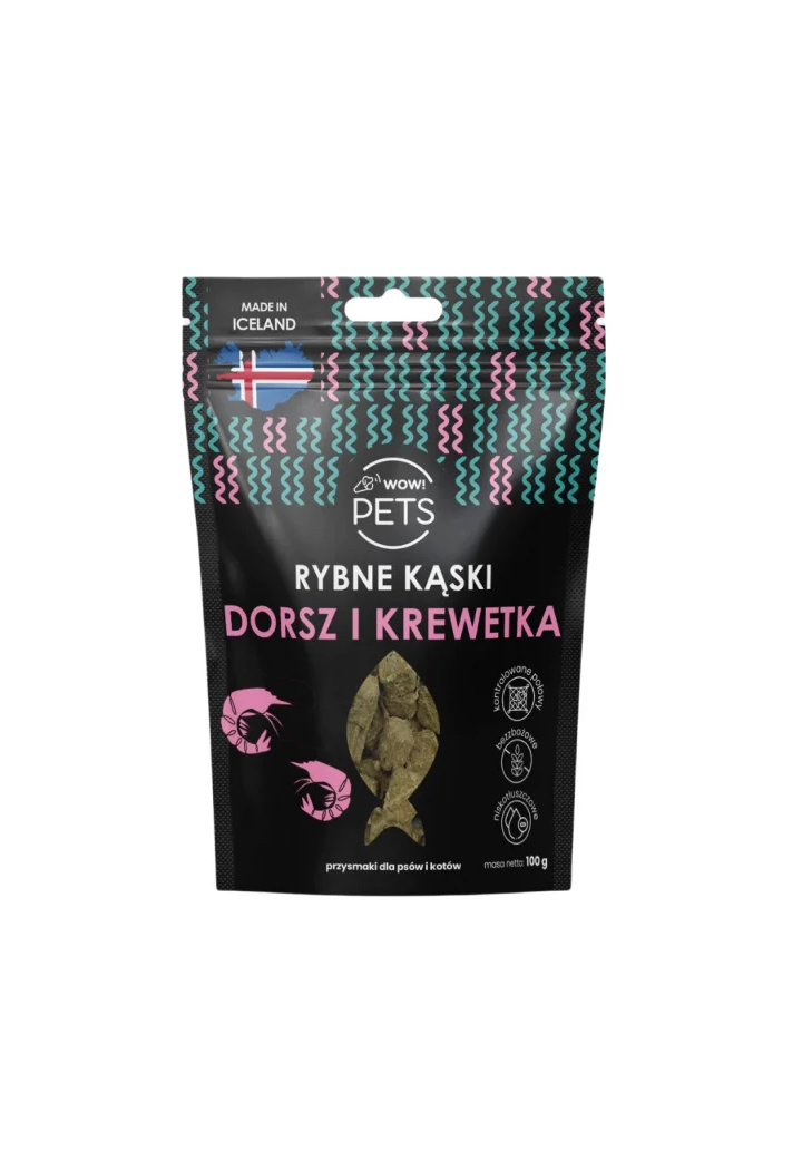 Smaczki dla psa i kota WOW!PETS Kąski 100g | Sklep jeździecki Horse-Trade.pl