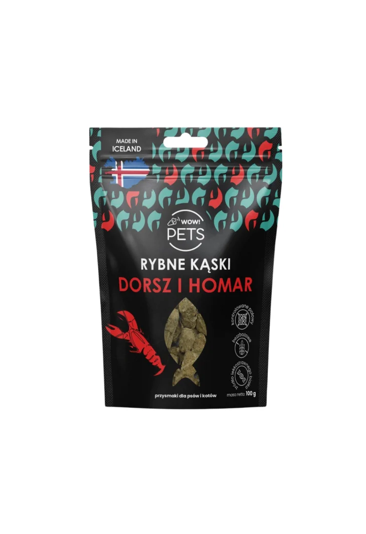 Smaczki dla psa i kota WOW!PETS Kąski 100g | Sklep jeździecki Horse-Trade.pl