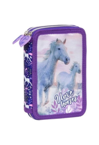 Piórnik DERFORM Konie25 2 komory+ wyp