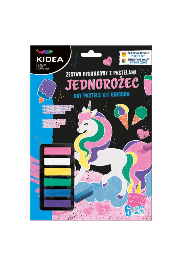 Zestaw rysunkowy DERFORM Jednorożec