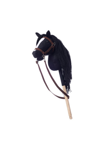Koń na kiju HoppiHorse HobbyHorse A4 black