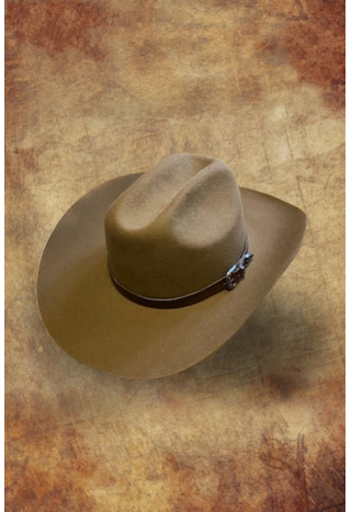 Kapelusz kowbojski WILDBILL filcowy brown