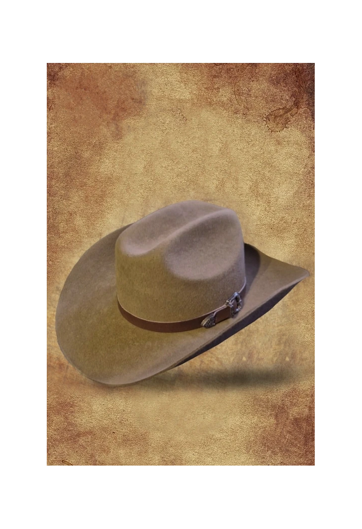 Kapelusz kowbojski WILDBILL filcowy lightbrown
