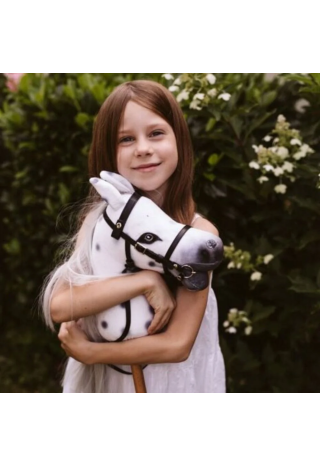 Koń na kiju ASTRUP Magic HobbyHorse z wędz.