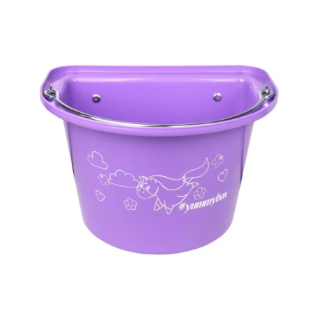 Żłób KERBL 12l przenośny zaw-pałąk lavender Yummy