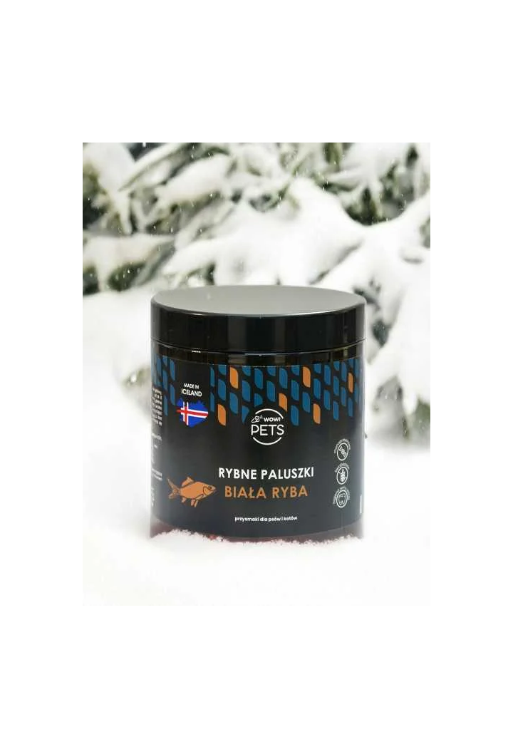 Smaczki dla psa i kota WOW!PETS RybnePaluszki 200g