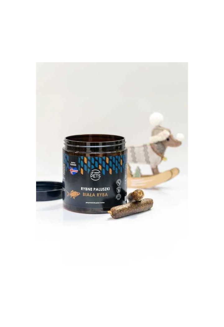 Smaczki dla psa i kota WOW!PETS RybnePaluszki 200g