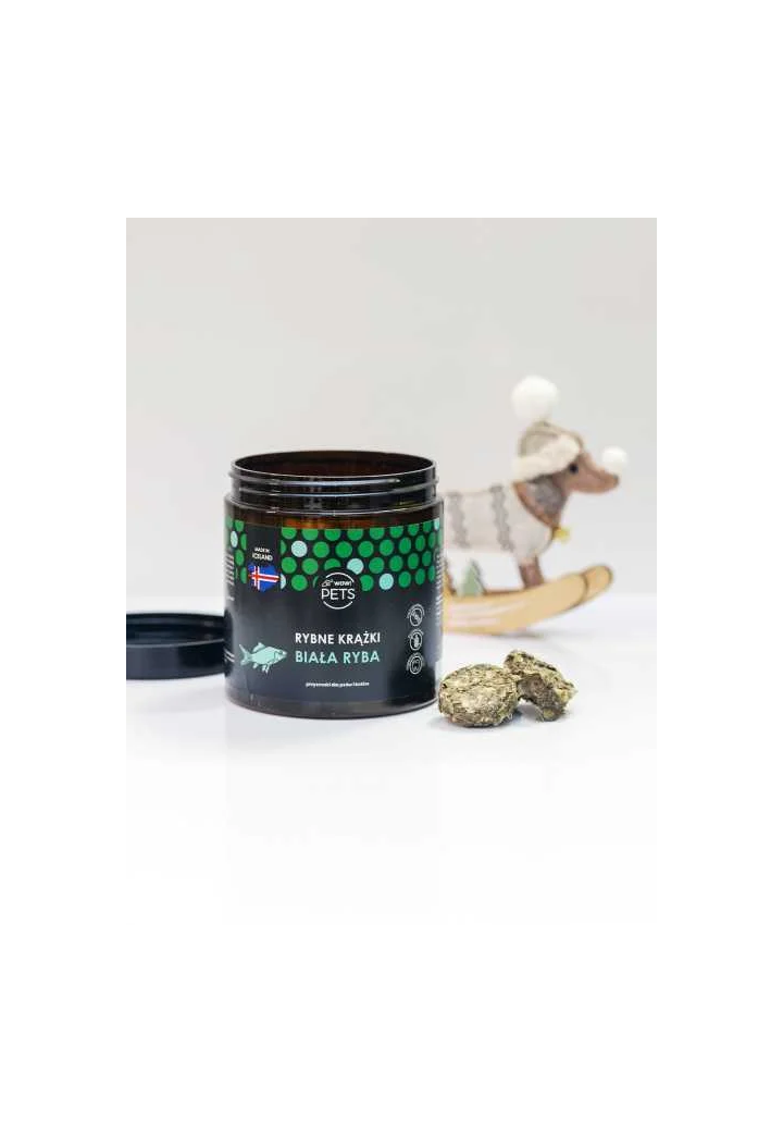 Smaczki dla psa i kota WOW!PETS RybneKrążki 200g