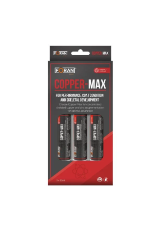 Suplement FORAN CopperMax Miedz strzyk. 3x30ml | Sklep jeździecki Horse Trade.pl