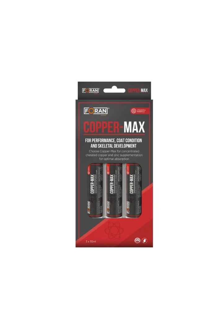 Suplement FORAN CopperMax Miedz strzyk. 3x30ml | Sklep jeździecki Horse Trade.pl