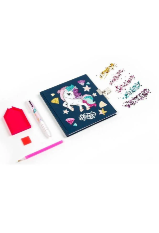 Pamiętnik DERFORM z kłódką+długopis J14