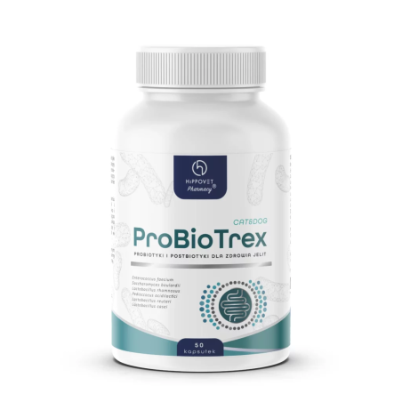 Probiotyk i postbiotyk HIPPOVETPharmacy ProBioTrex Cat&Dog