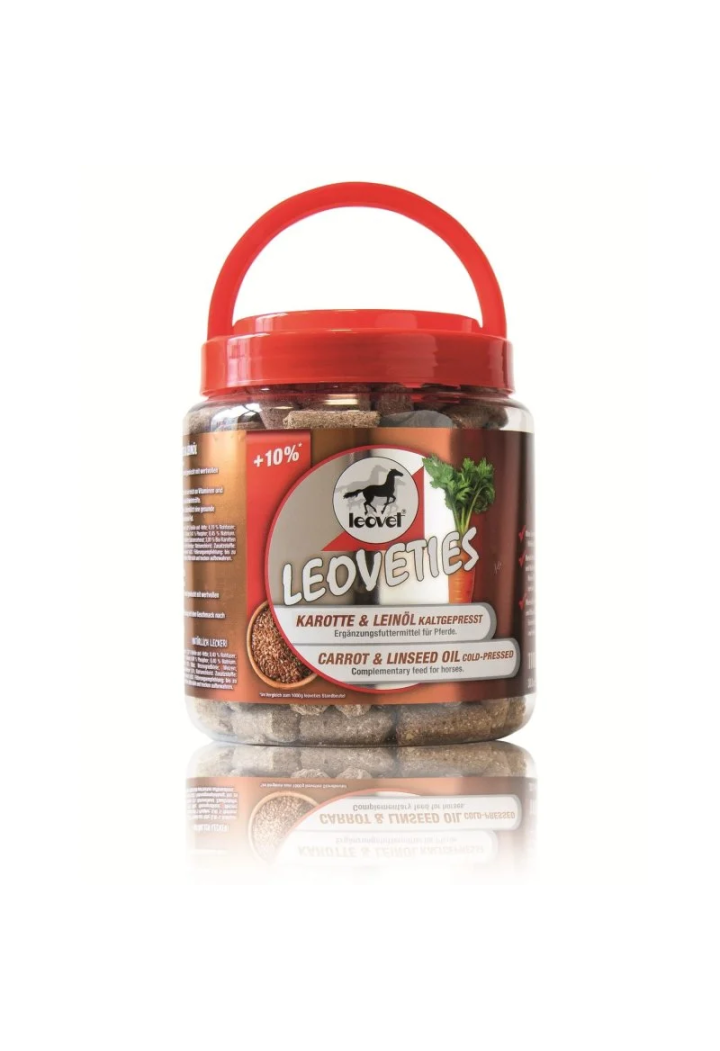 Przysmak dla koni LEOVET 1100g marchew+len