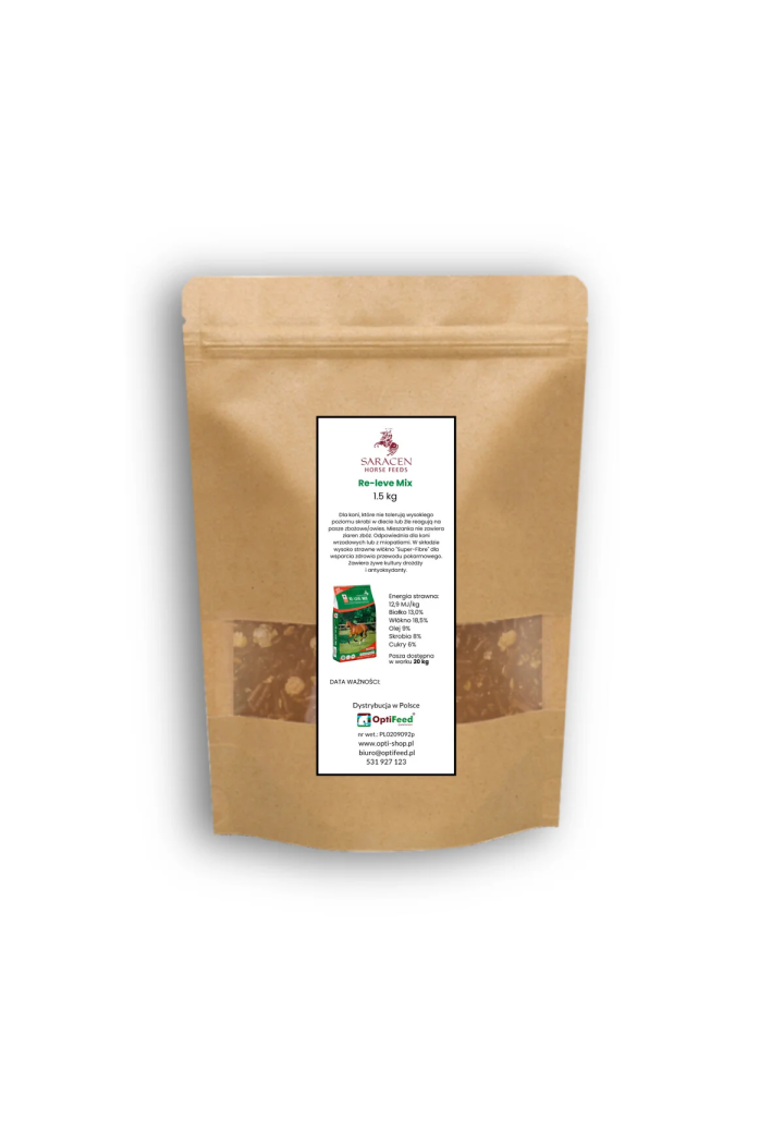 Pasza SARACEN Re-Leve-Mix musli 1,5kg