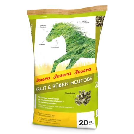 Trawokulki JOSERA KrautRuben Heucobs 20kg | Sklep jeździecki Horse Trade.pl