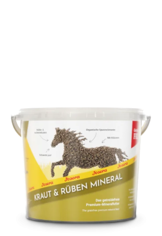 Mineraly bezzbozowe JOSERA KrautRubenMineral 4kg | Sklep jeździecki Horse Trade.pl
